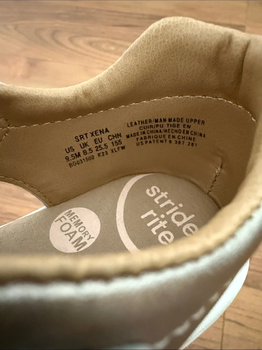 Stride Rite Metallic Rose Gold & Bronze Toddler Sandal